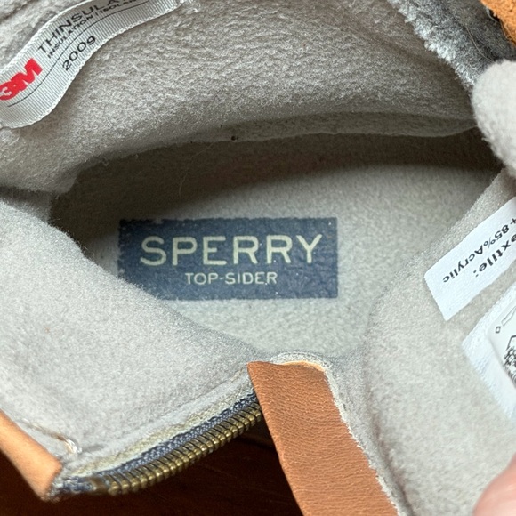 Women's Sperry Saltwater Embossed Wool Duck Boot - Dark Grey - Picture 7 of 10